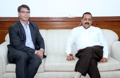 Australian High Commissioner Patrick Suckling calls on Jitendra Singh  